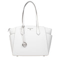 Michael Kors White Leather Shoulder Bag