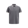 Moncler Gray Cotton Polo Shirt