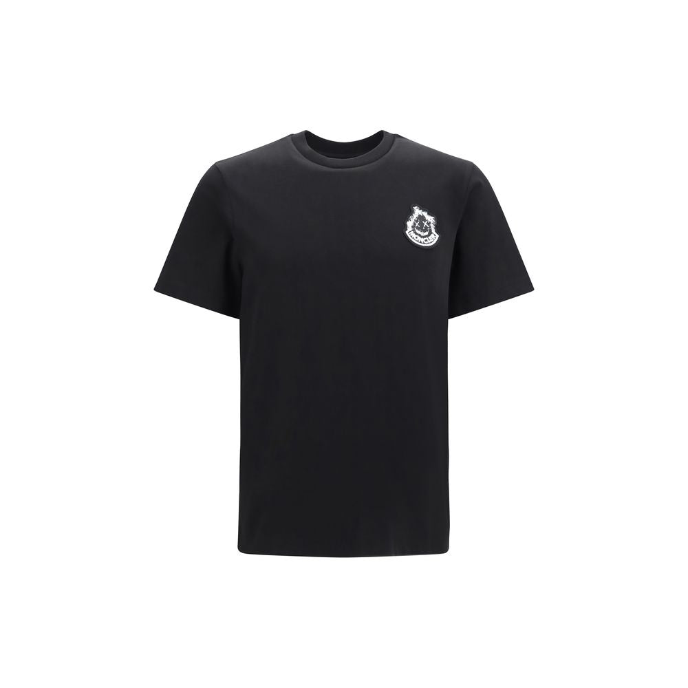 Moncler Black Cotton T-Shirt