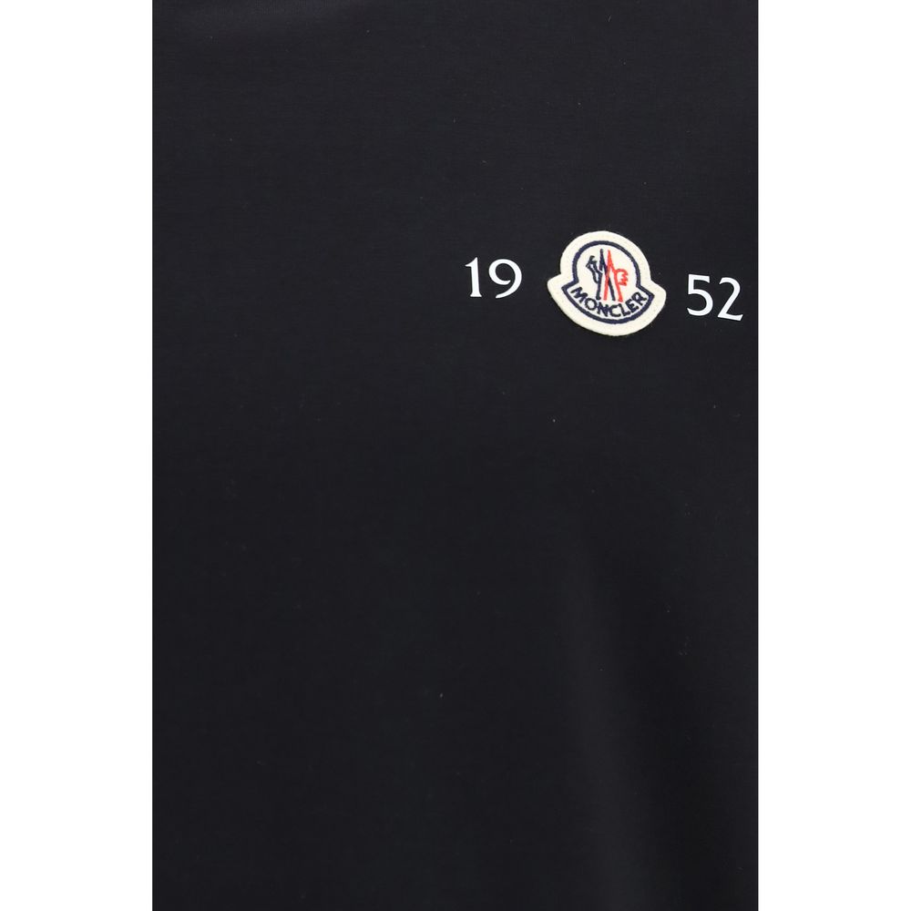 Moncler Black Cotton T-Shirt