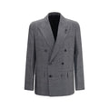 Lardini Gray Wool Oves Aries Blazer