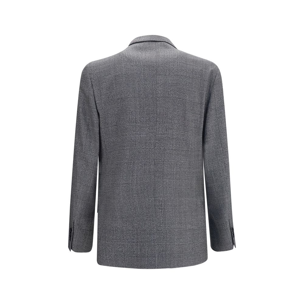 Lardini Gray Wool Oves Aries Blazer