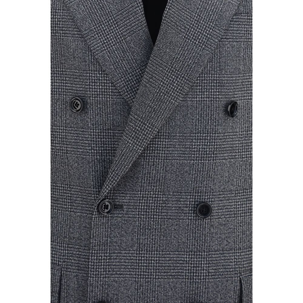 Lardini Gray Wool Oves Aries Blazer