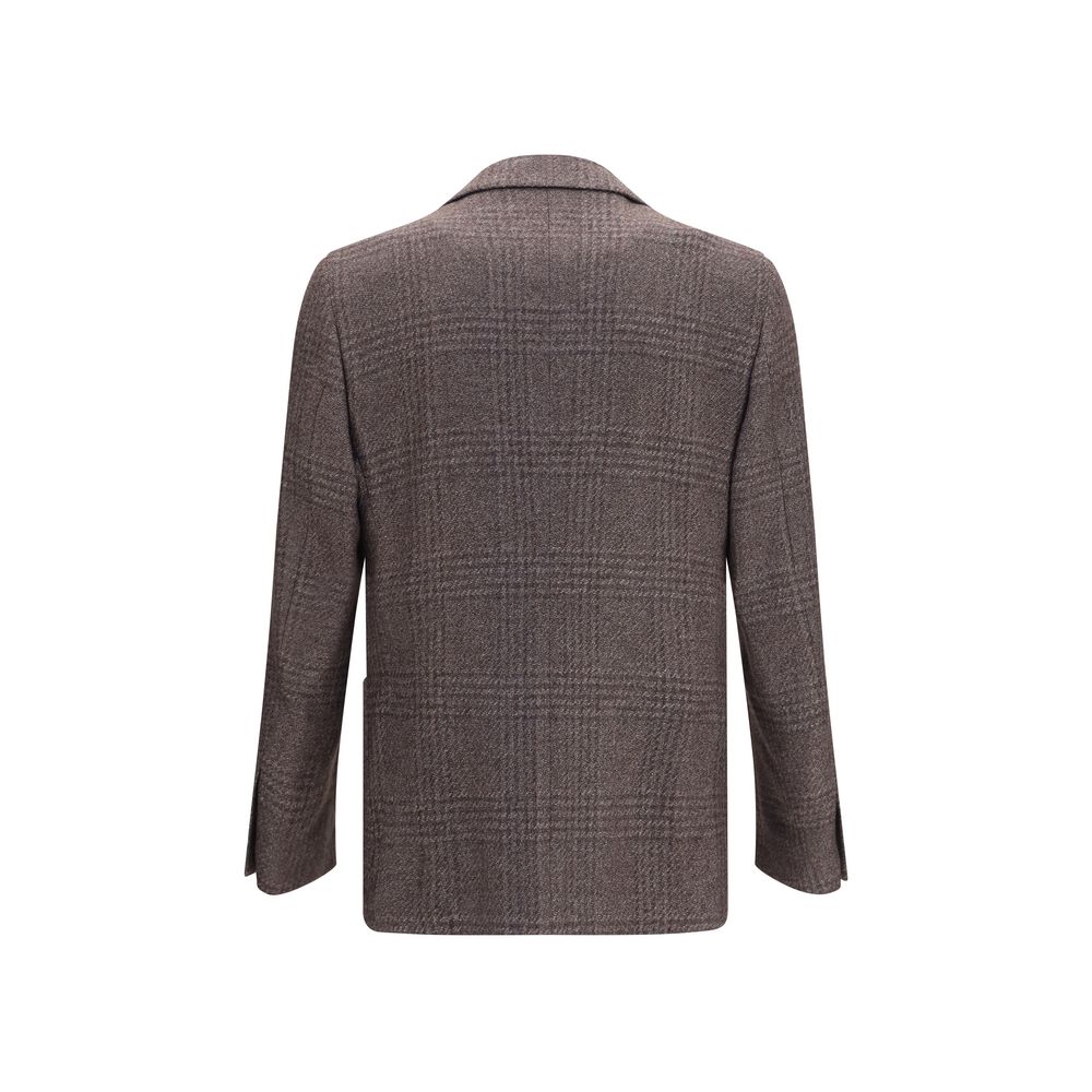 Lardini Brown Wool Oves Aries Blazer