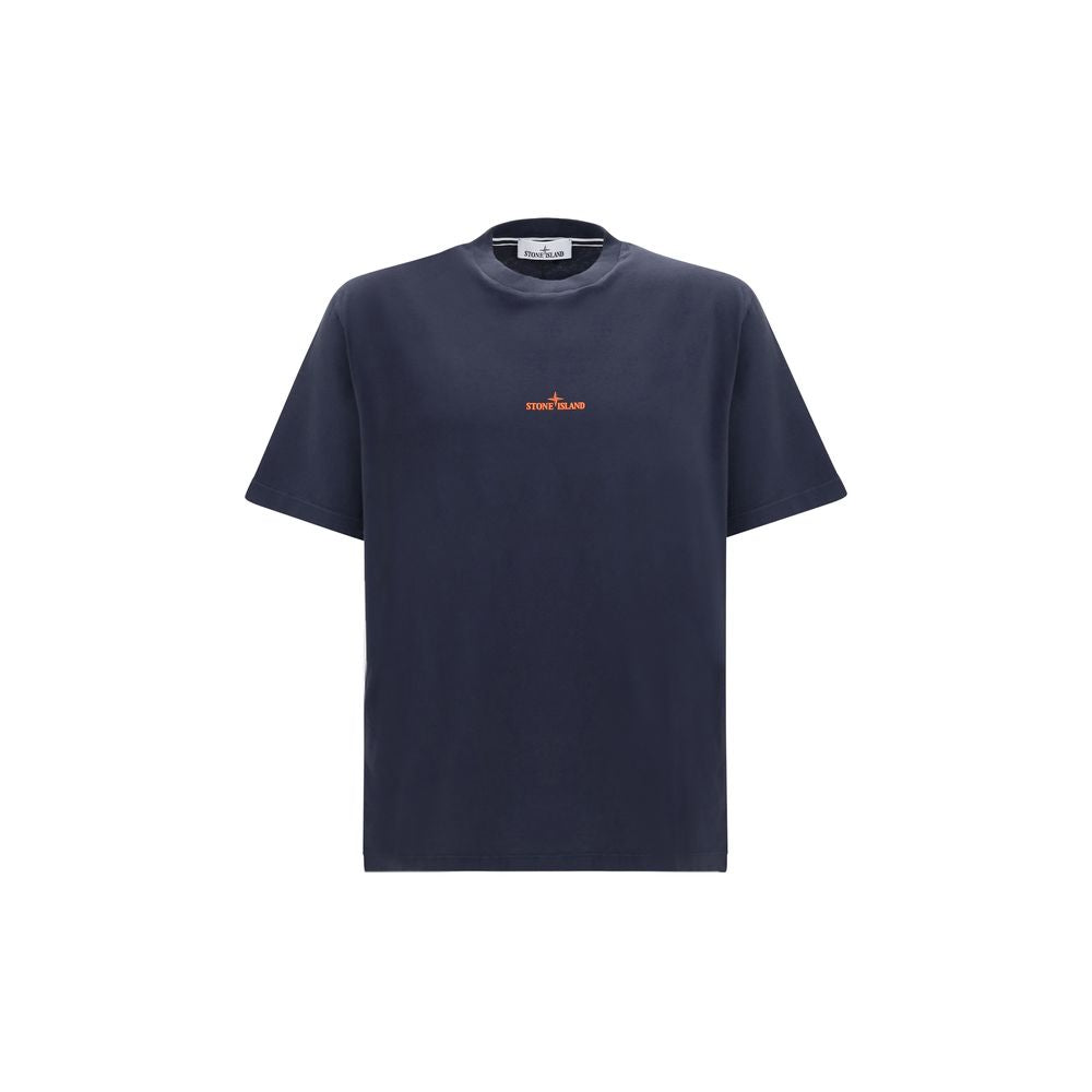 Stone Island Blue Cotton Sportswear