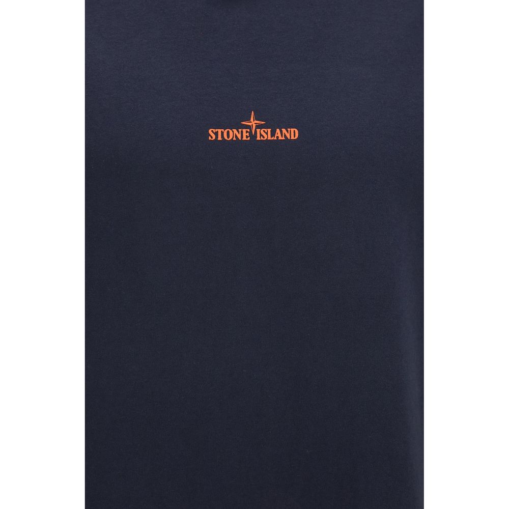 Stone Island Blue Cotton Sportswear