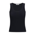 Max Mara Black Viscose Tank Tops