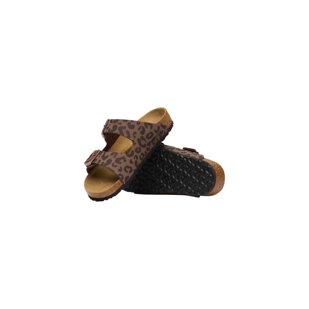 Birkenstock Brown Synthetic Flat Sandals