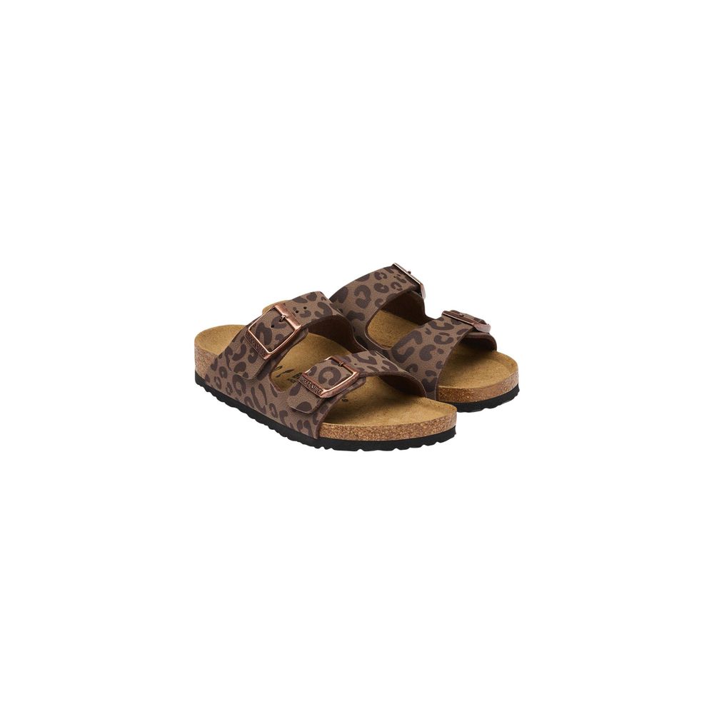 Birkenstock Brown Synthetic Flat Sandals