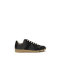 Maison Margiela Black Suede Leather Athletic Sneakers