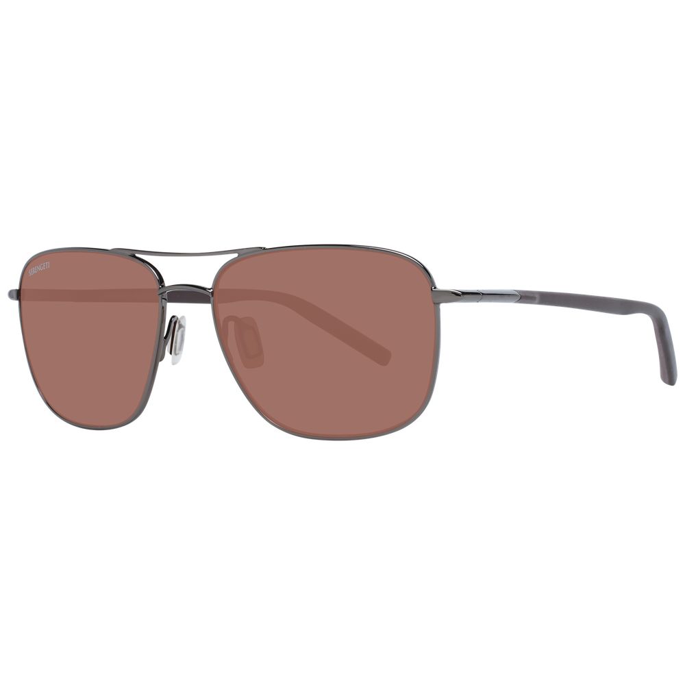 Serengeti Gray Metal Sunglasses