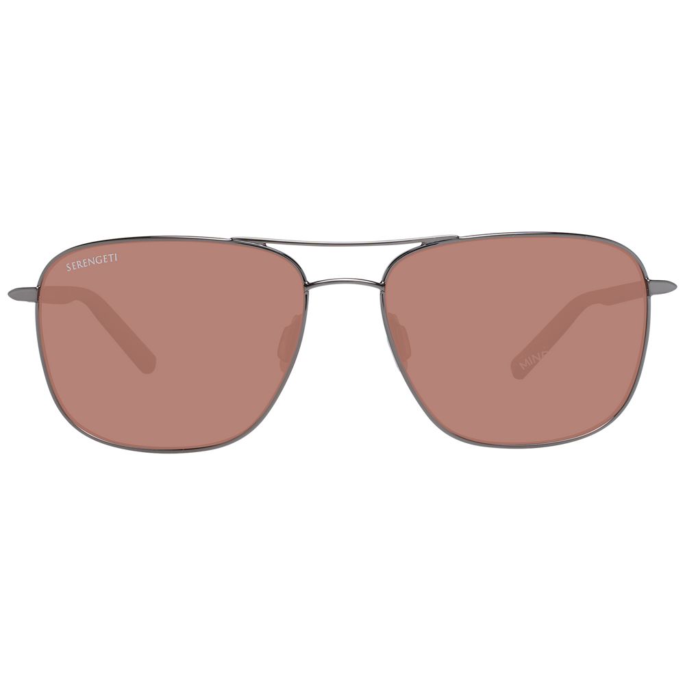 Serengeti Gray Metal Sunglasses
