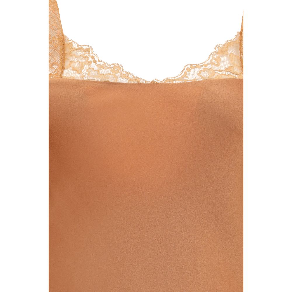 Forte_Forte Beige Acetate Casual Dress