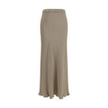 Max Mara Beige Silk Long Skirt
