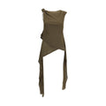 Ganni Bicolor Polyester Blouse