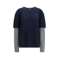 Miu Miu Blue Wool Oves Aries Sweatshirt