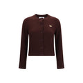Maison Kitsuné Brown Wool Oves Aries Cardigan