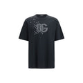 Dolce & Gabbana Black Cotton T-Shirt