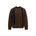 Sacai Brown Wool Oves Aries Sweatshirt