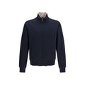 Dolce & Gabbana Blue Polyamide Full-Length Jacket