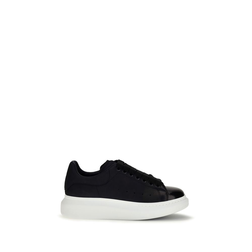 Alexander McQueen Blue Calf Leather Bos Taurus Chunky Sneakers