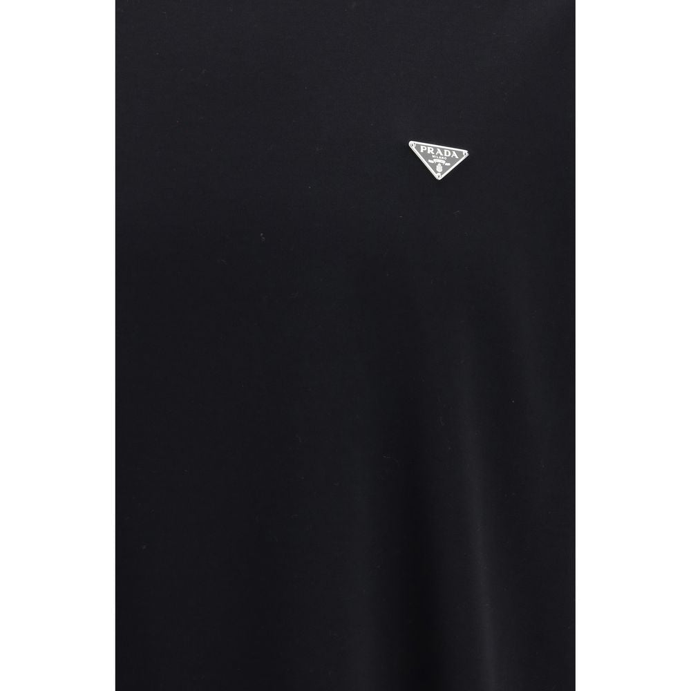 Prada Black Cotton T-Shirt