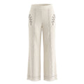 Trussardi Jeans White Cotton Women's Pants