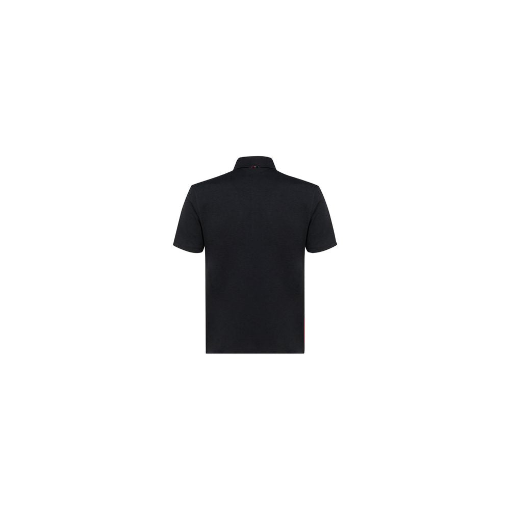 Thom Browne Gray Cotton Polo Shirt