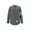 Thom Browne Gray Wool Oves Aries Dress Shirt