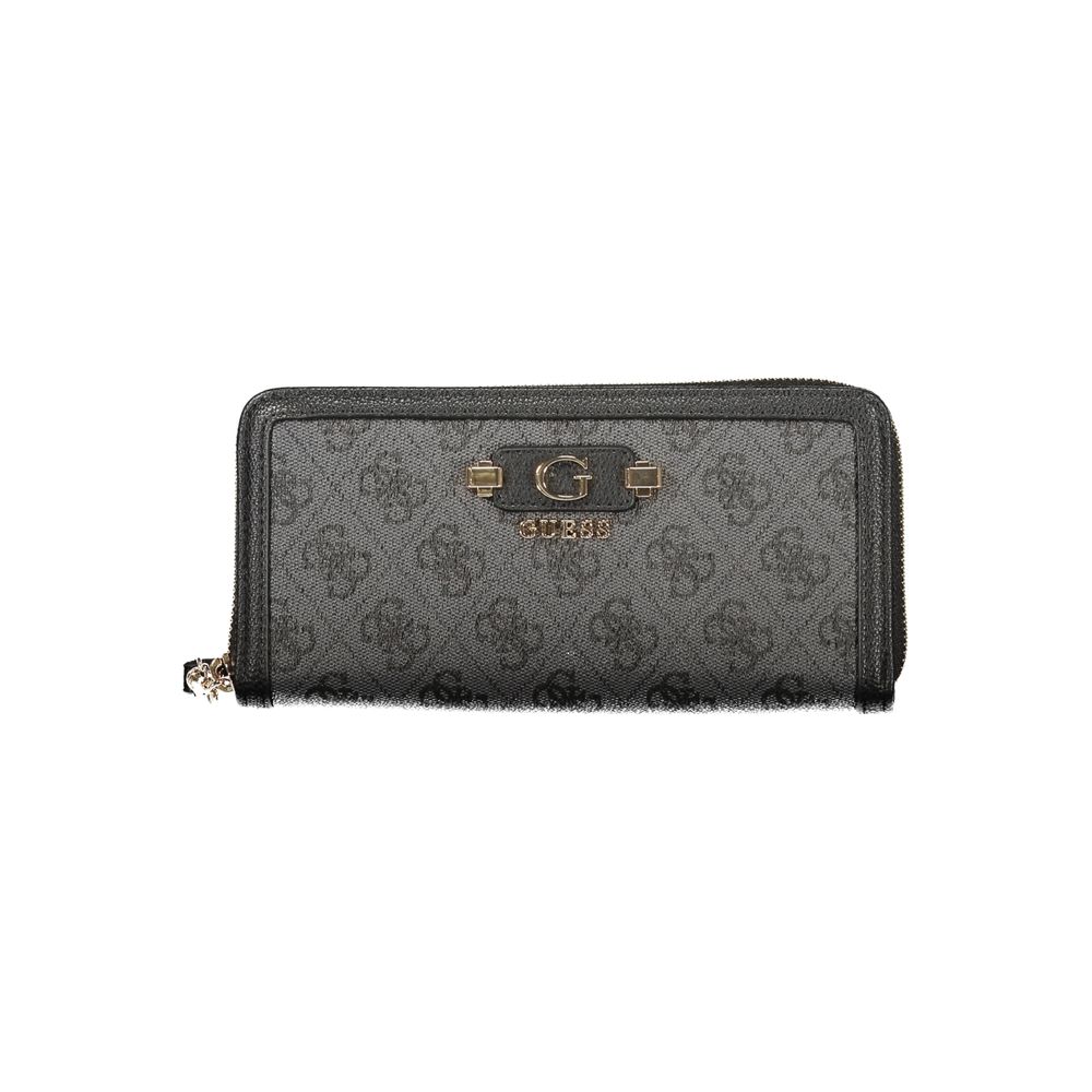 Guess Jeans Nero Poliuretano Donna Wallet