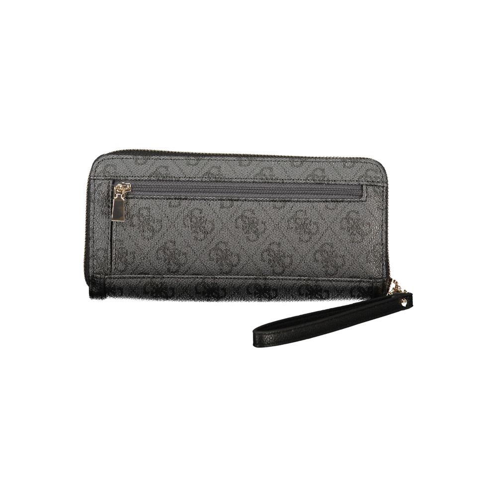 Guess Jeans Nero Poliuretano Donna Wallet