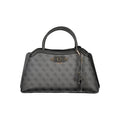 Guess Jeans Nero Poliuretano Women's Bag with Handles and Adjustable Strap