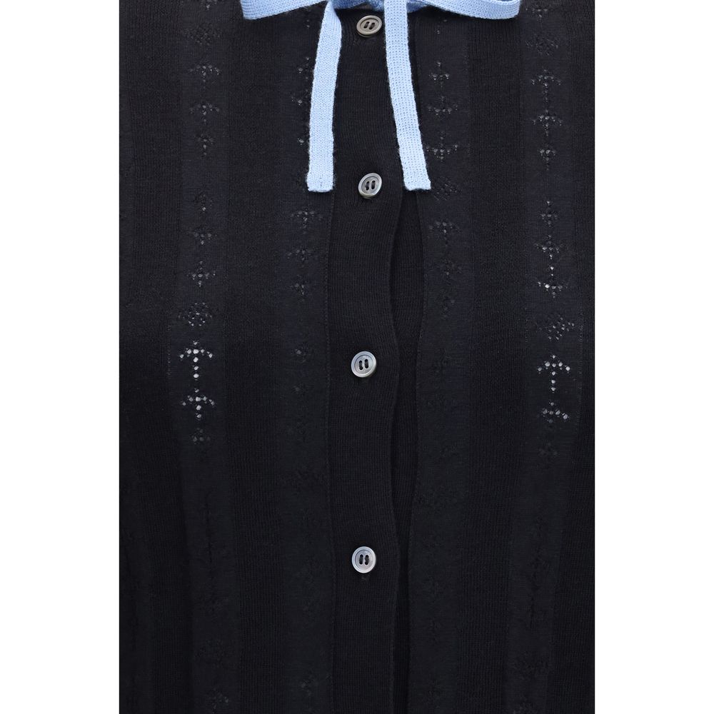Marni Black Wool Oves Aries Cardigan