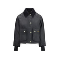 Barbour Black Cotton Full-Length Jacket
