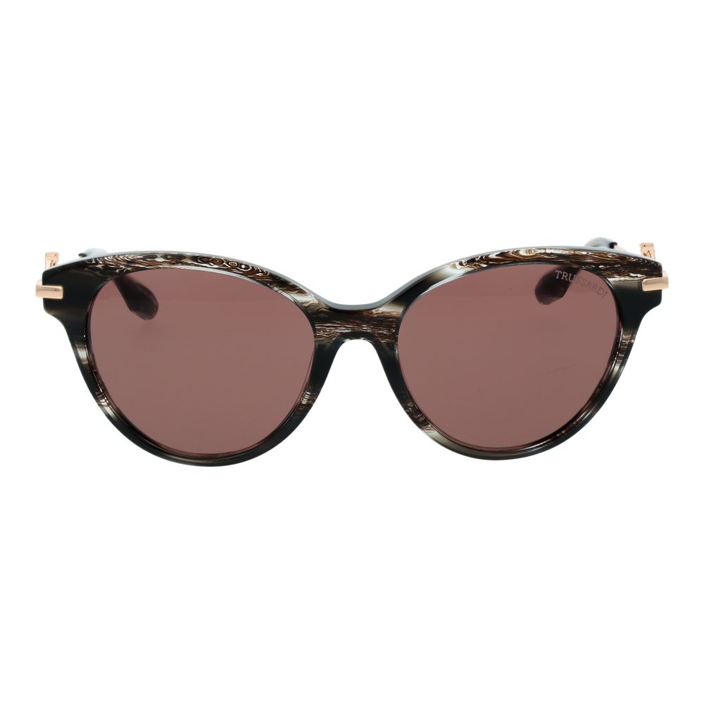 Trussardi Brown Acetate Sunglasses