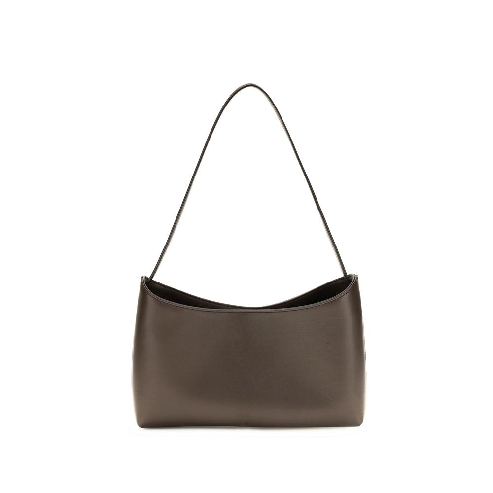The Row Brown Calf Leather Bos Taurus Shoulder Bag