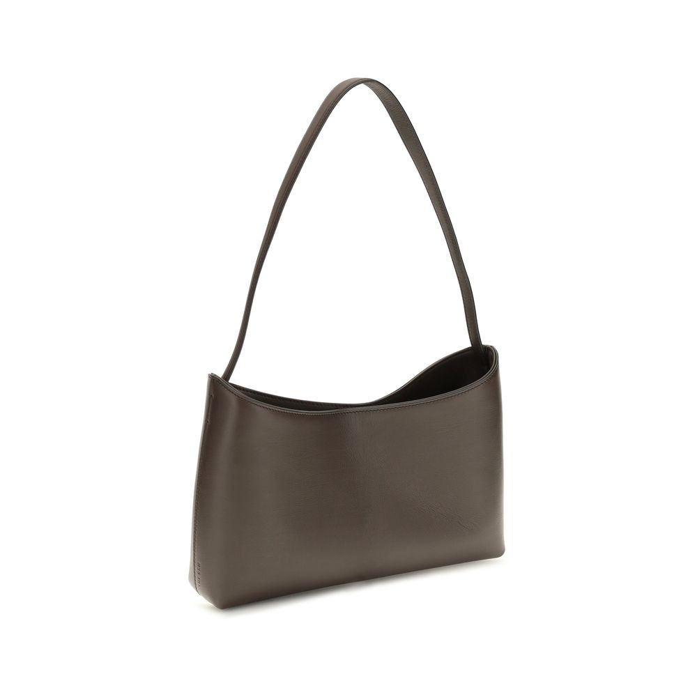 The Row Brown Calf Leather Bos Taurus Shoulder Bag