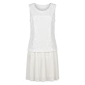 Trussardi Jeans White Polyester Women Dress