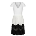 Trussardi Jeans White Polyester Women Dress