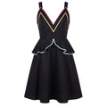 Trussardi Jeans Black Cotton Women's Dress