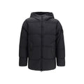 Stone Island Black Goose Down Full-Length Jacket