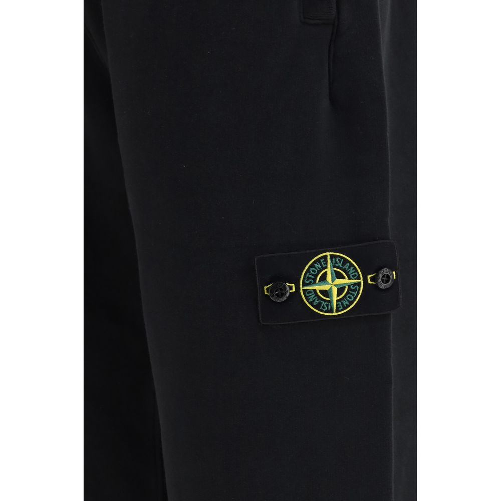 Stone Island Black Cotton Sweatshirt