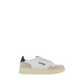 Autry White Calf Leather Bos Taurus Athletic Sneakers
