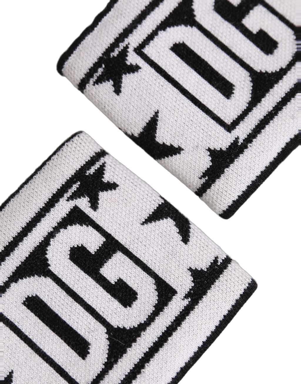 Dolce & Gabbana Men Set White Black Wool Logo #DGMILLENNIALS Wristband