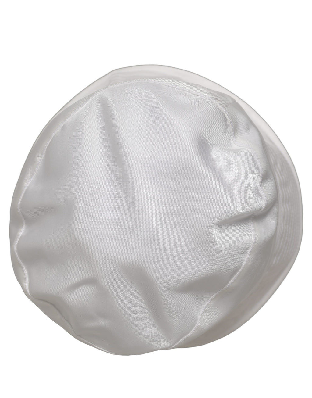 Dolce & Gabbana Men White Nylon Wide Brim Bucket Capello Hat
