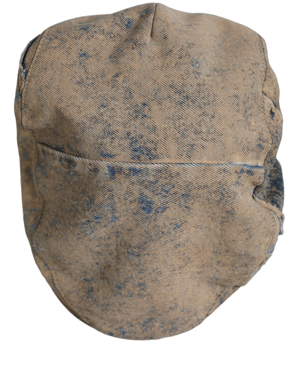 Dolce & Gabbana Brown Cotton Denim Newsboy Capello Cabbie Hat