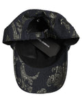 Dolce & Gabbana Men Black Floral Barocco Cotton Baseball Cap Hat