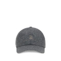 Brunello Cucinelli Gray Wool Oves Aries Cap (Baseball Hat)