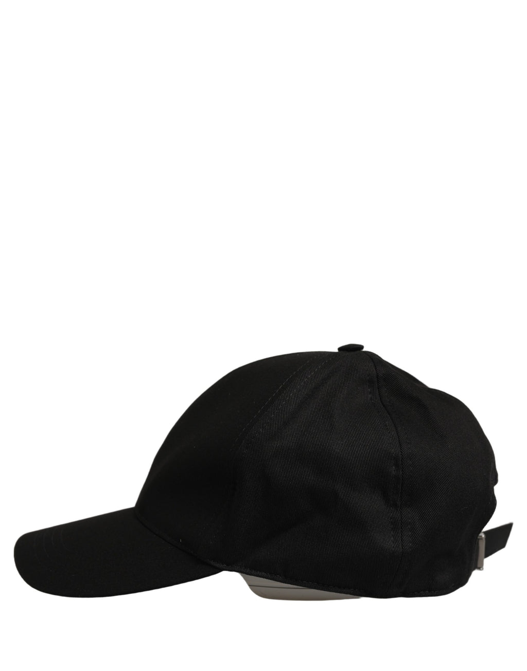 Dolce & Gabbana Men Black Cotton Baseball Capello 6 Panels Hat