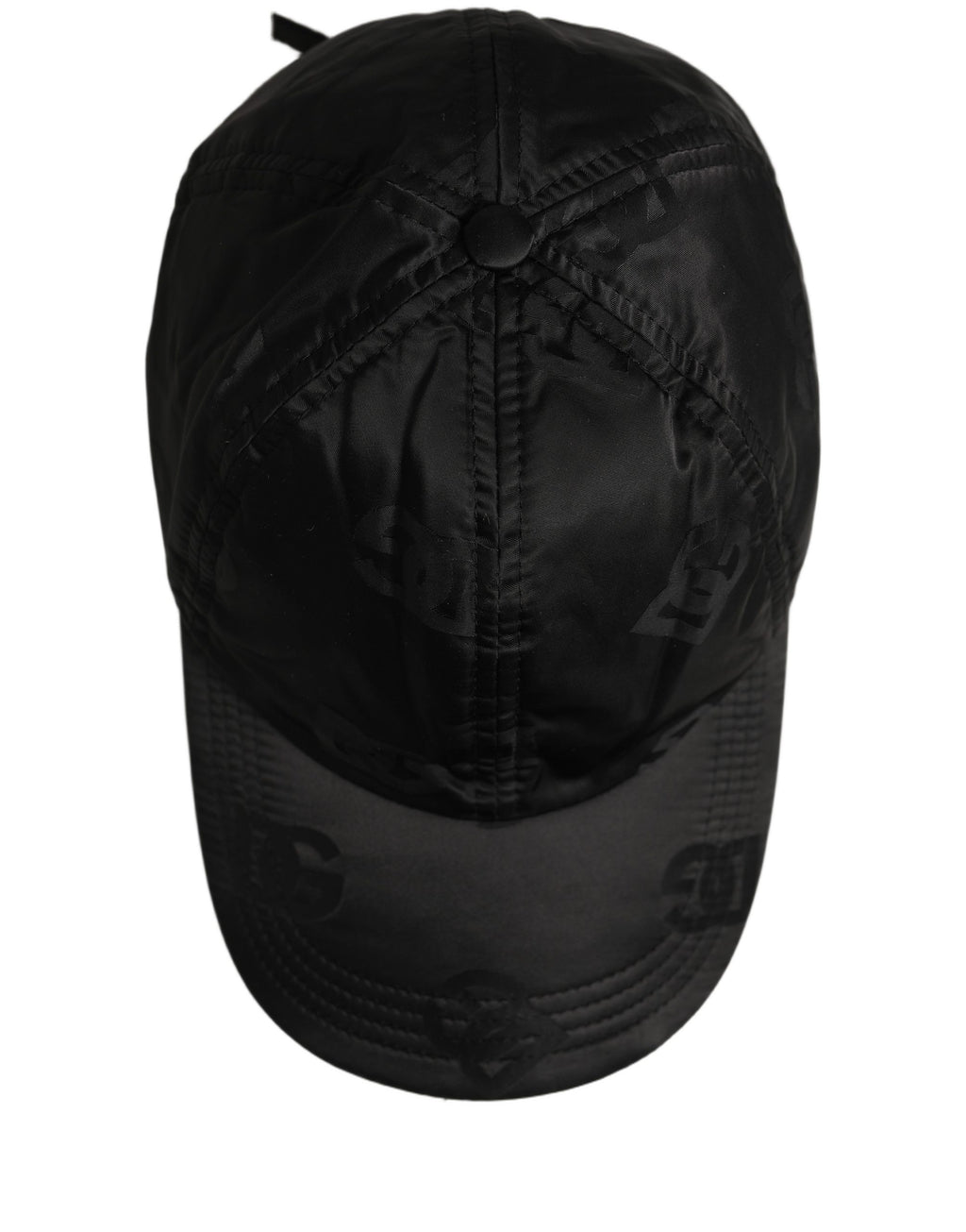Dolce & Gabbana Men Black DG Monogram Baseball Capello Hat